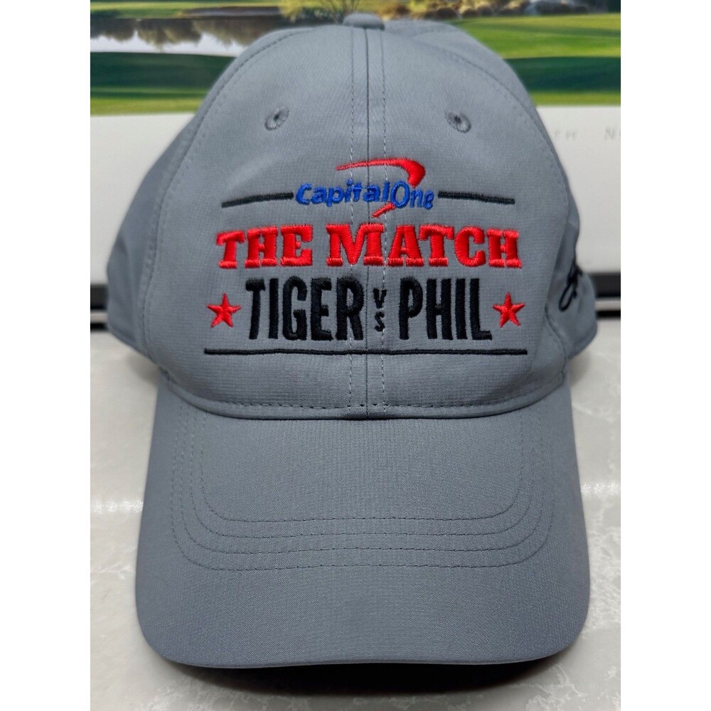 Tiger vs Phil The Match - Shadow Creek - Nike Golf Hat - Men's Adjustable - RARE